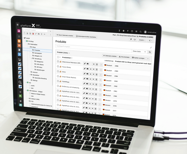 Zentraler Shop einer eCommerce Plattform